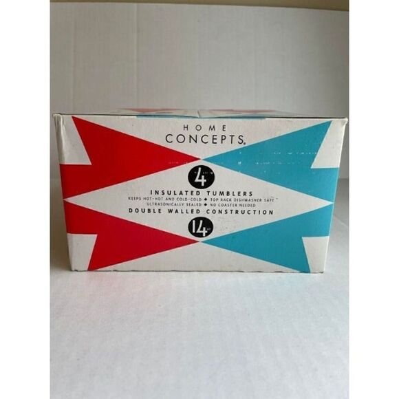 Home Concepts 4-Pack Insulated Tumblers - Picture 3 of 3